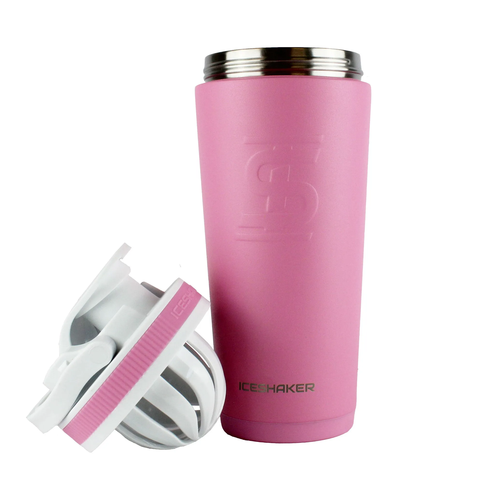 Ice Shaker Matte Series 26oz Shaker Bottle - Pink